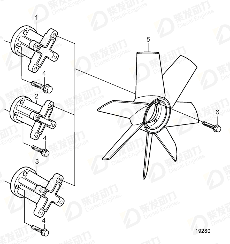 VOLVO Adapter 20405987 Drawing